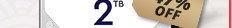 WD Blue 2TB Desktop Hard Disk Drive - 5400 RPM SATA 6Gb/s 64MB Cache 3.5 Inch