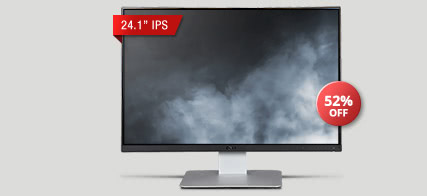 Dell U2415 UltraSharp 24.1" 6ms (GTG) Dual HDMI Widescreen LCD Monitor, Height & Pivot Adjustable, Built-in USB 3.0 Hub, IPS Panel