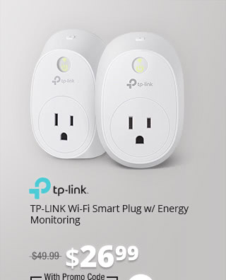 TP-LINK Wi-Fi Smart Plug w/ Energy Monitoring