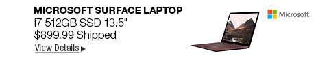 Newegg Flash - Microsoft Surface Laptop i7 512GB SSD 13.5"