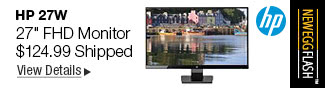 Newegg Flash - HP 27W 27" FHD Monitor