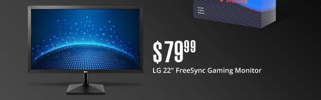 $79.99 LG 22" FreeSync Gaming Monitor