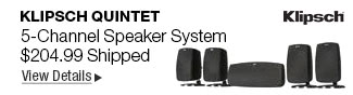 NeweggFlash - Klipsch Quintet 5-Channel Speaker System