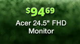 Acer 24.5" FHD Monitor