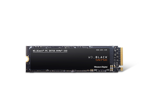 WD BLACK SN750 NVMe M.2 2280 1TB PCI-Express 3.0 x4 64-layer 3D NAND Internal Solid State Drive