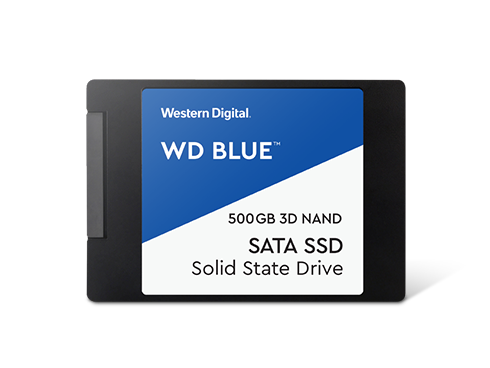 WD Blue 3D NAND 500GB SATA III 6Gb/s 2.5"/7mm Internal Solid State Drive