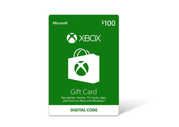 Xbox Gift Card $100 US (Email Delivery)