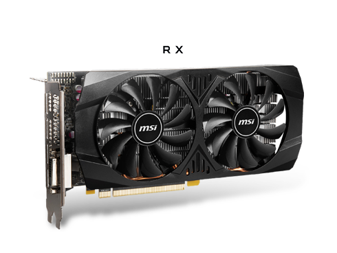 MSI Radeon RX 570 8GT OC 8GB GDDR5 PCI Express x16 (Uses x8) HDCP Ready ATX Video Card