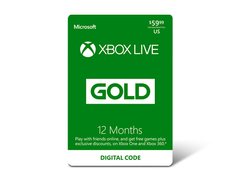 Xbox LIVE 12 Month Gold Membership US (Digital Code)