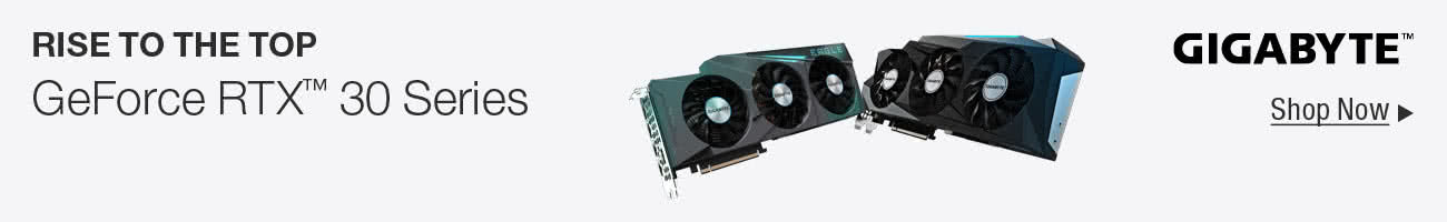 Gigabyte - Rise to the Top Geforce RTX 30 Series