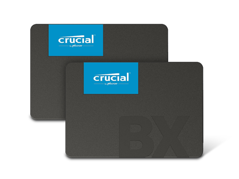 2 x Crucial BX500 1TB 3D NAND SATA 2.5-Inch Internal SSD, up to 540 MB/s - CT1000BX500SSD1