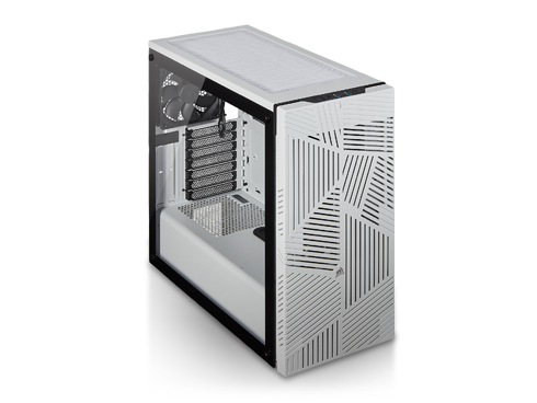 Corsair 275R Airflow CC-9011182-WW White Steel / Plastic / Tempered Glass ATX Mid Tower Computer Case