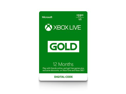 Xbox LIVE 12 Month Gold Membership US (Digital Code)