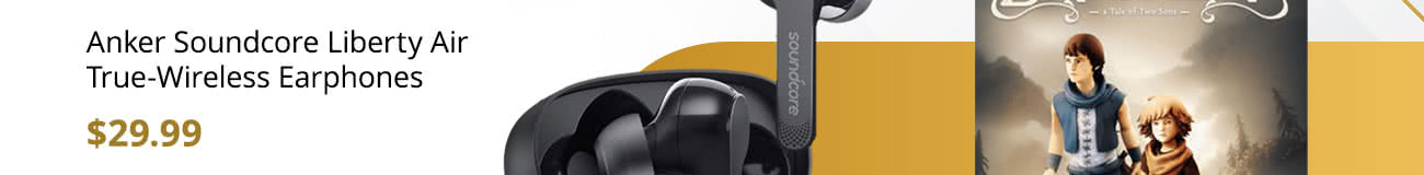 $29.99 Anker Soundcore Liberty Air True-Wireless Earphones