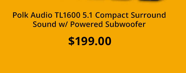 Polk Audio TL1600 5.1 Compact Surround Sound w/ Powered Subwoofer