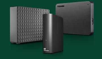 10% Off Select External Hard Drives