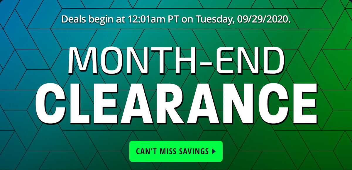 MONTH-END CLEARANCE