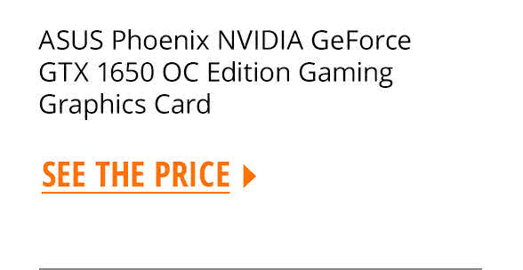 ASUS Phoenix NVIDIA GeForce GTX 1650 OC Edition Gaming Graphics Card