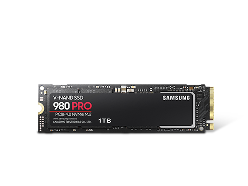 SAMSUNG 980 PRO M.2 2280 1TB PCI-Express Gen 4.0 x4, NVMe 1.3c Samsung V-NAND 3-bit MLC Internal Solid State Drive (SSD) MZ-V8P1T0B/AM