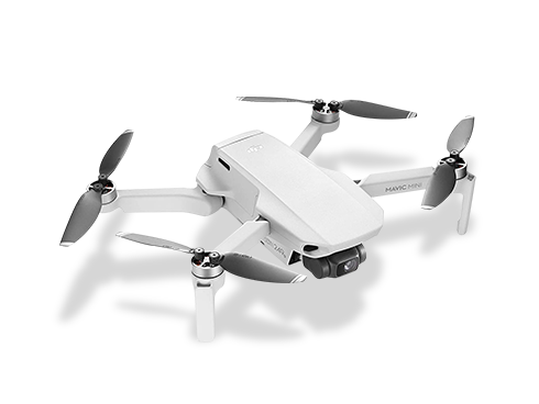 Refurbished: DJI Mavic Mini Combo - Drone FlyCam Quadcopter UAV with 2.7K Camera 3-Axis Gimbal GPS 30min Flight Time, less than 0.55lbs, Gray