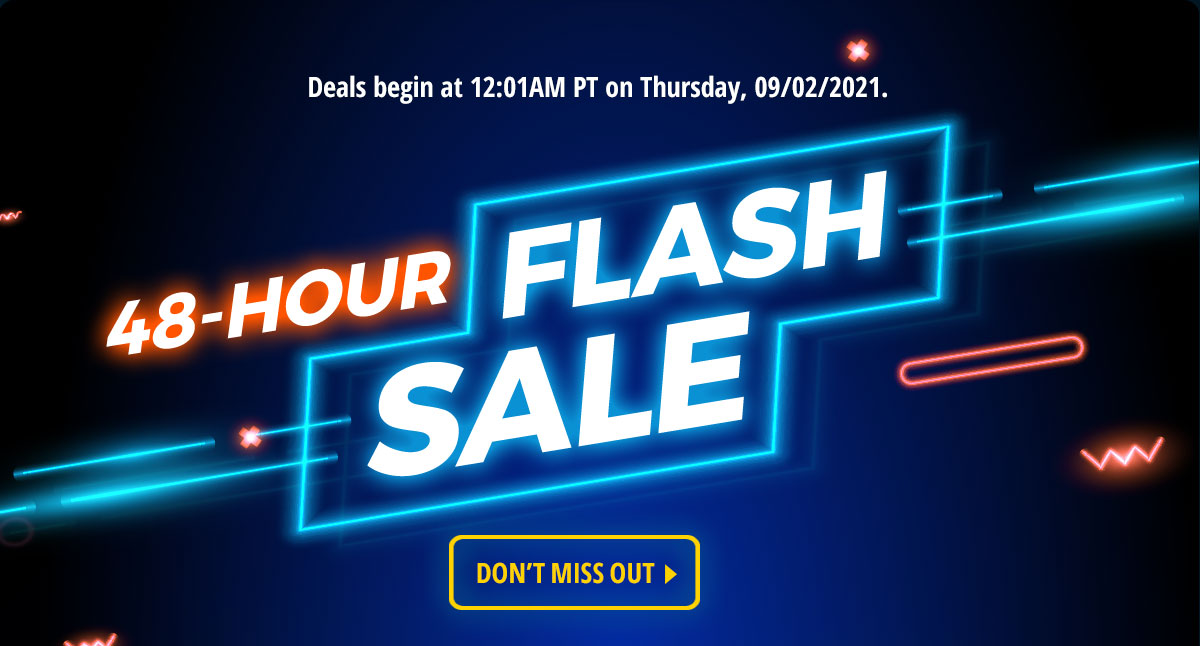 48-HOUR Flash Sale