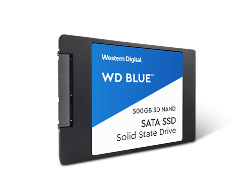 WD Blue 3D NAND 500GB Internal SSD - SATA III 6Gb/s 2.5"/7mm Solid State Drive - WDS500G2B0A