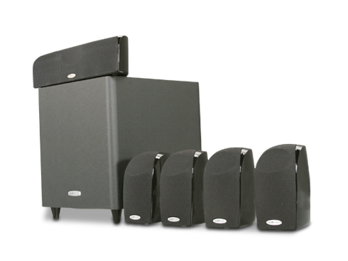 Polk Audio TL1600 5.1 Compact Surround Sound Home Theater System with Powered Subwoofer