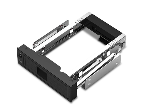 ORICO Tool Free 3.5 inch SATA to 5.25 Stainless Bracket HDD Frame Mobile Rack Internal HDD Case CD-ROM Space Internal Hard Driver Mounting Bracket Adapter -Black