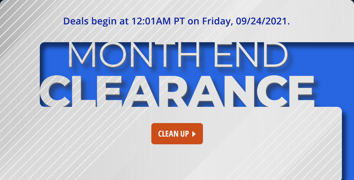 Month End Clearance