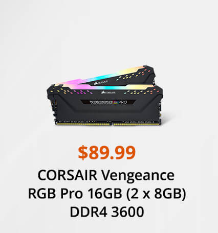 CORSAIR Vengeance RGB Pro 16GB (2 x 8GB) DDR4 3600