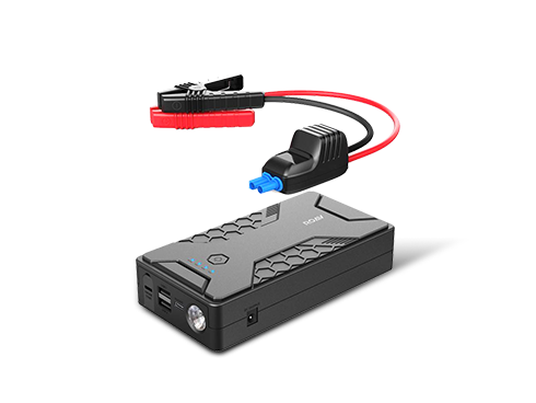 Anker Roav Jump Starter Pro 1000A, 12800mAh, 12V Portable Car Jump Starter (Gas Engines up to 6.0L, Diesel up to 4.0L), Battery and Phone Charger with 3 USB Ports, SOS LED, and Jumper Cables