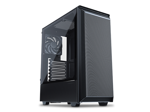 Phanteks Eclipse P300A High Airflow Full-Metal Mesh Design, Compact ATX Mid-Tower, 120mm Black Case Fan, Black, PH-EC300ATG_BK01