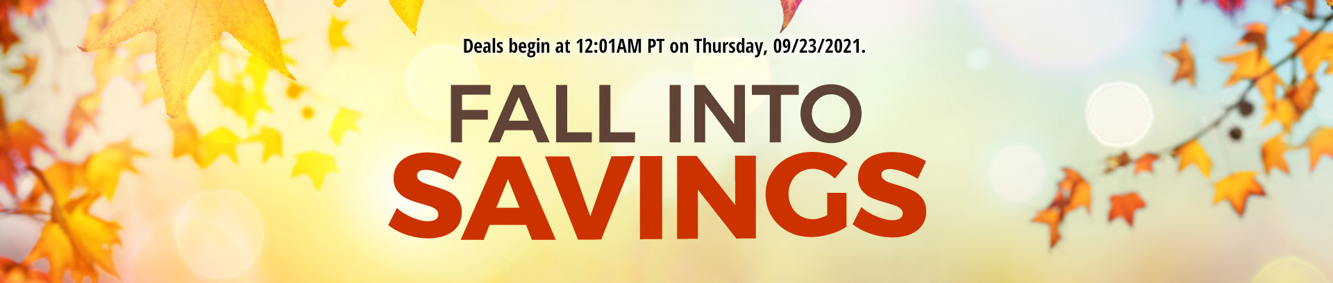 Fall Into Savings
