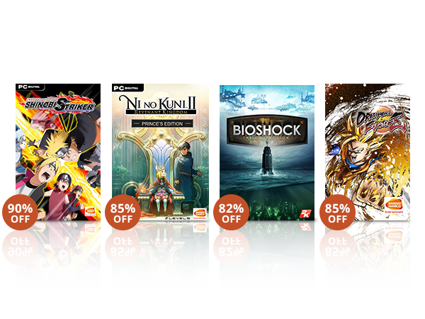 UP TO 90% OFF SELECT PC DIGITAL GAMES*