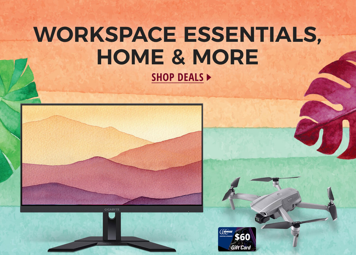 Workspace Essentials, Home & More