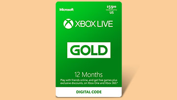 Xbox Gold Live 12 Month Membership US, Code 