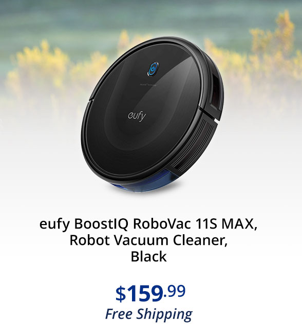 eufy BoostIQ RoboVac 11S MAX, Robot Vacuum Cleaner, Black