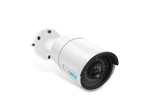 Reolink 5MP PoE Camera Outdoor/Indoor IP Security Video Surveillance Work with Google Assistant, IR Night Vision Motion Detection Sound Support SD Card Slot RLC-410-5MP