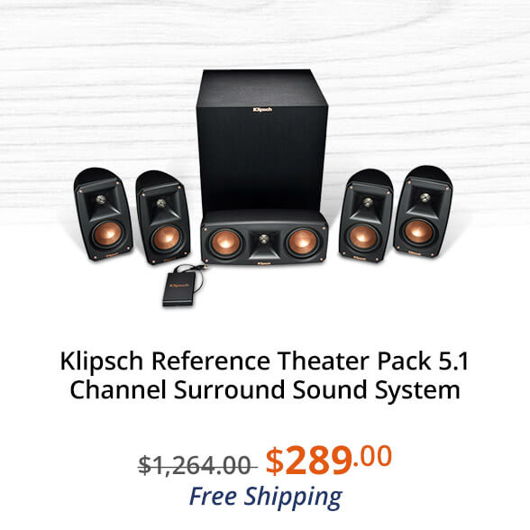 Klipsch Reference Theater Pack 5.1 Channel Surround Sound System