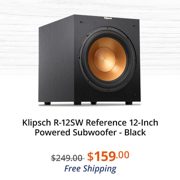 Klipsch R-12SW Reference 12-Inch Powered Subwoofer - Black