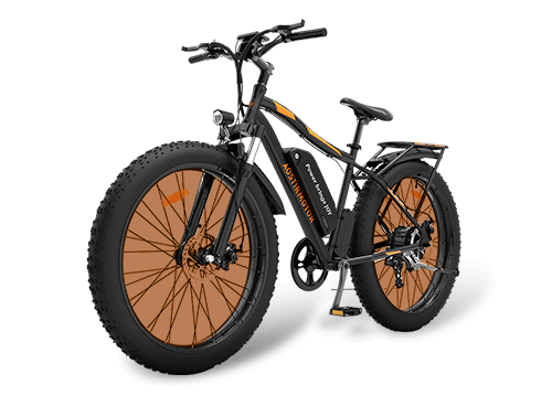 AOSTIRMOTOR 750W Electric Bike, 26" Fat Tire Ebike, 7-Speed Shimano Gears, 48V 13AH Removable Lithium Battery Electric Mountain Bicycle for Adults S07-B