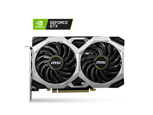 MSI Ventus GeForce GTX 1660 Ti 6GB GDDR6 PCI Express 3.0 x16 Video Card GTX 1660 TI VENTUS XS 6G OC