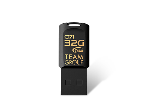 TEAM C171 USB 2.0 DRIVE 32GB BLACK Retail Model TC17132GB01