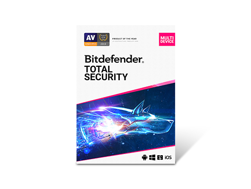 Bitdefender Total Security 2021 - 1 Year / 5PCs - Download