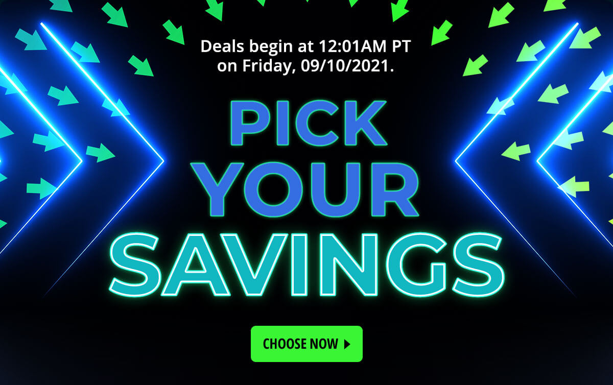 Pick Your Savings