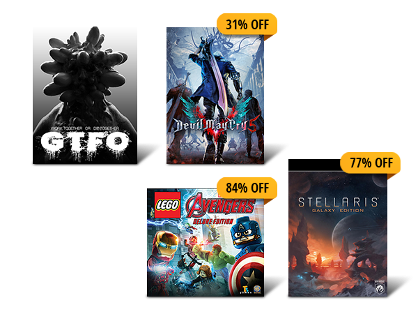 UP TO 84% OFF Select PC Digital Games*