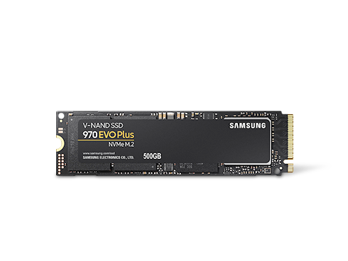 SAMSUNG 970 EVO PLUS M.2 2280 500GB PCIe Gen 3.0 x4, NVMe 1.3 V-NAND 3-bit MLC Internal Solid State Drive (SSD) MZ-V7S500B/AM