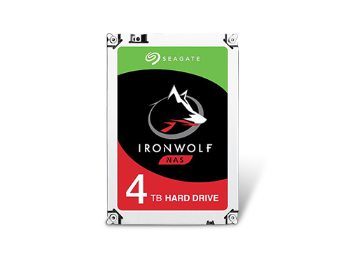 Seagate IronWolf 4TB NAS Hard Drive 5900 RPM 64MB Cache SATA 6.0Gb/s CMR 3.5" Internal HDD for RAID Network Attached Storage ST4000VN008