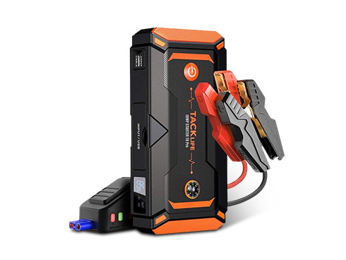 TACKLIFE T8 Pro 1200A Peak 18000mAh Water-Resistant Car Jump Starter With LCD Screen Orange