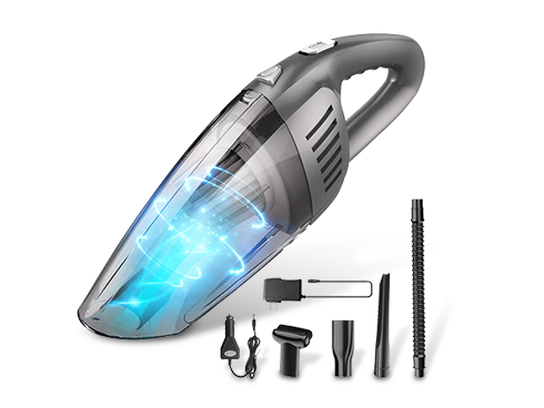 Glossy auto parts handheld Vacuums,car Vacuum Cleaner, 8000PA Strong Suction, 120W High Power, Wet & Dry Use, Quick Cleaning for House,Office&Car